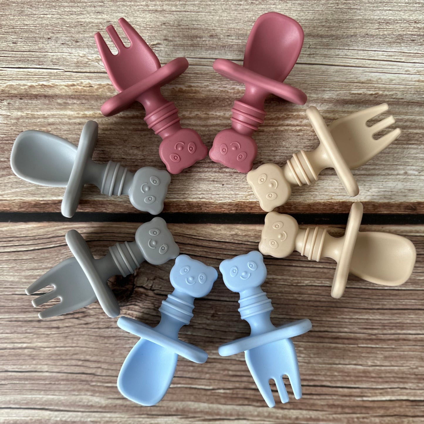 Mini Baby Silicone Utencils