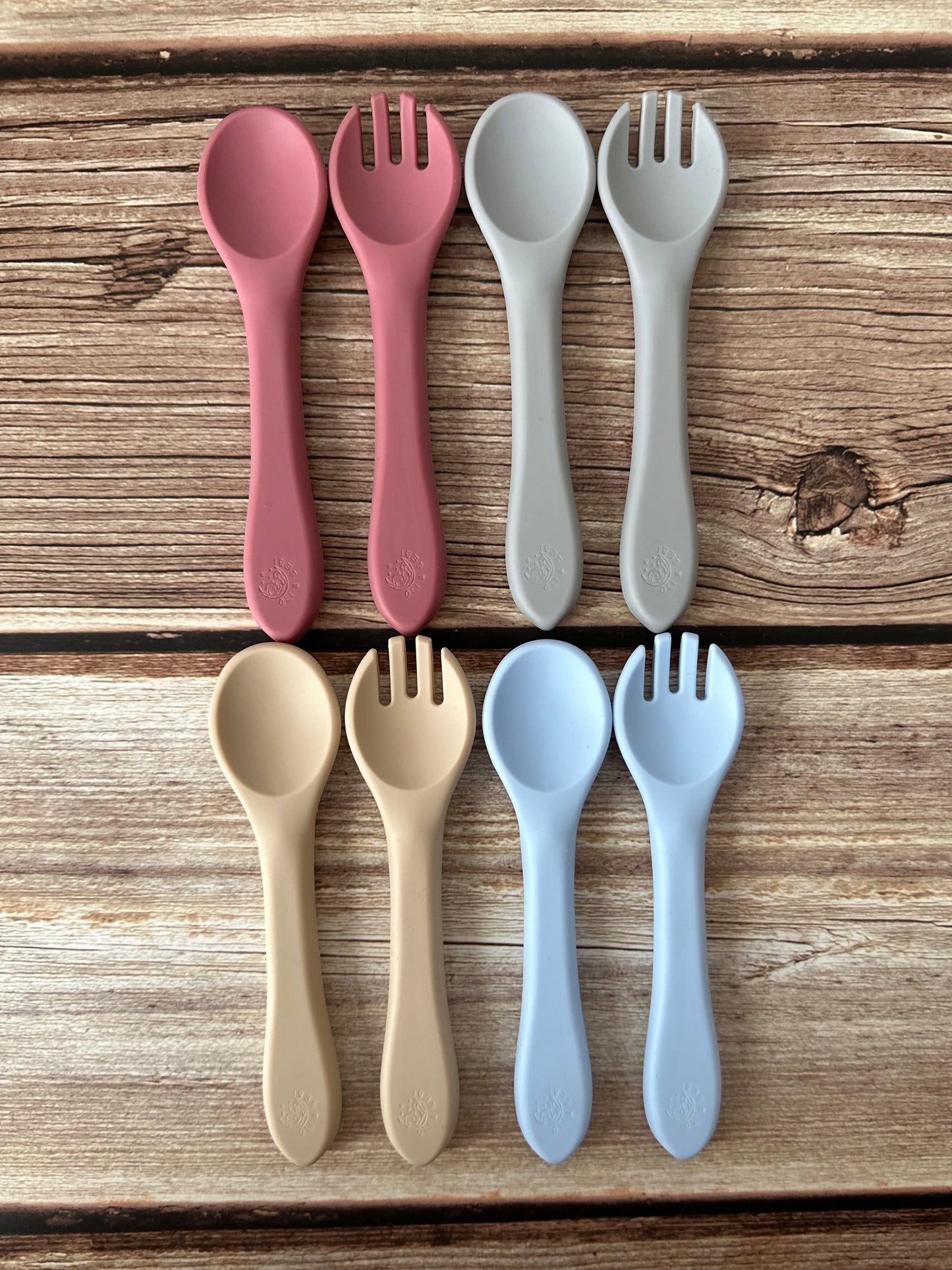 Silicone Fork and Spoon Set