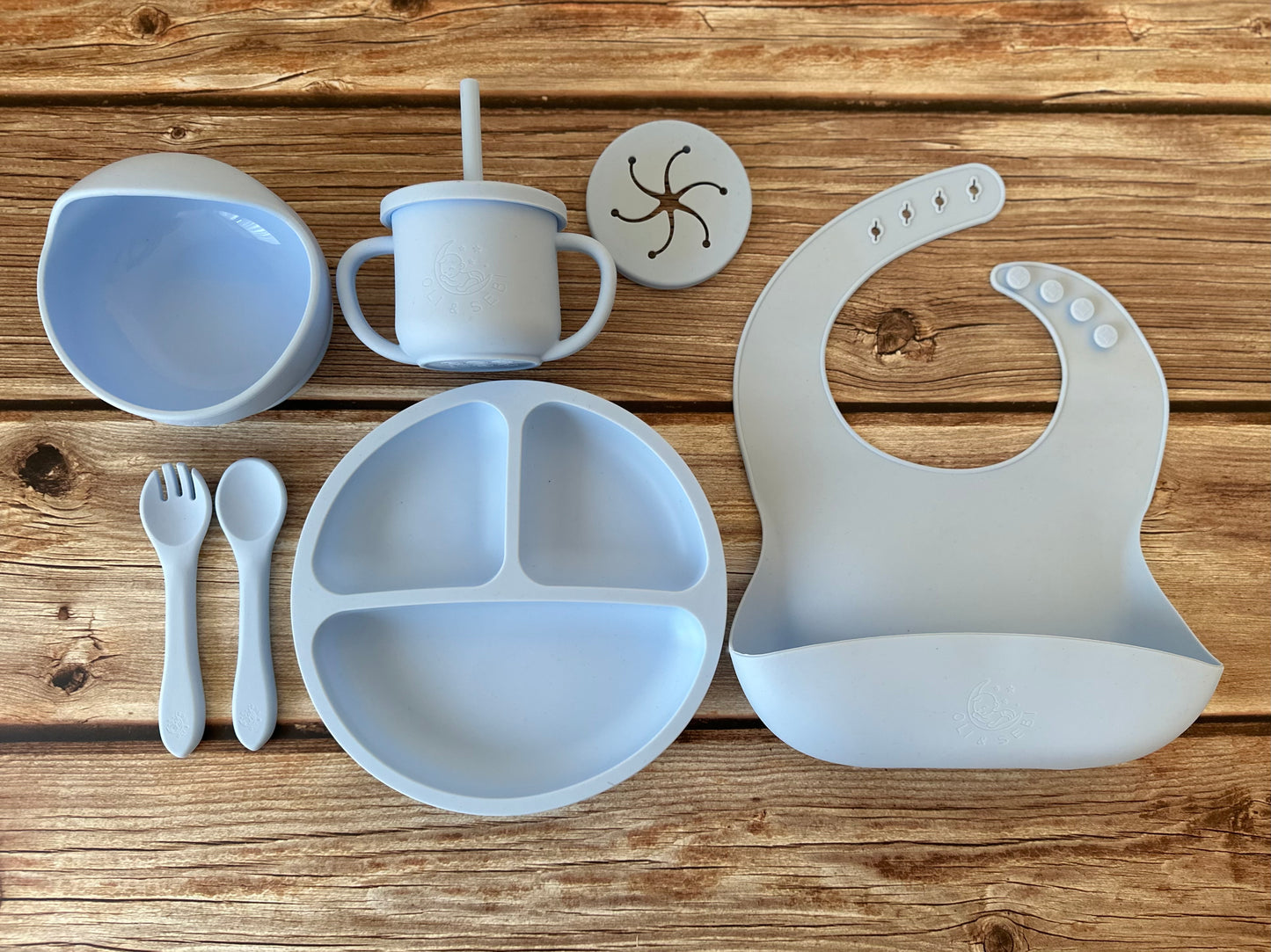 7 piece Silicone Feeding Set