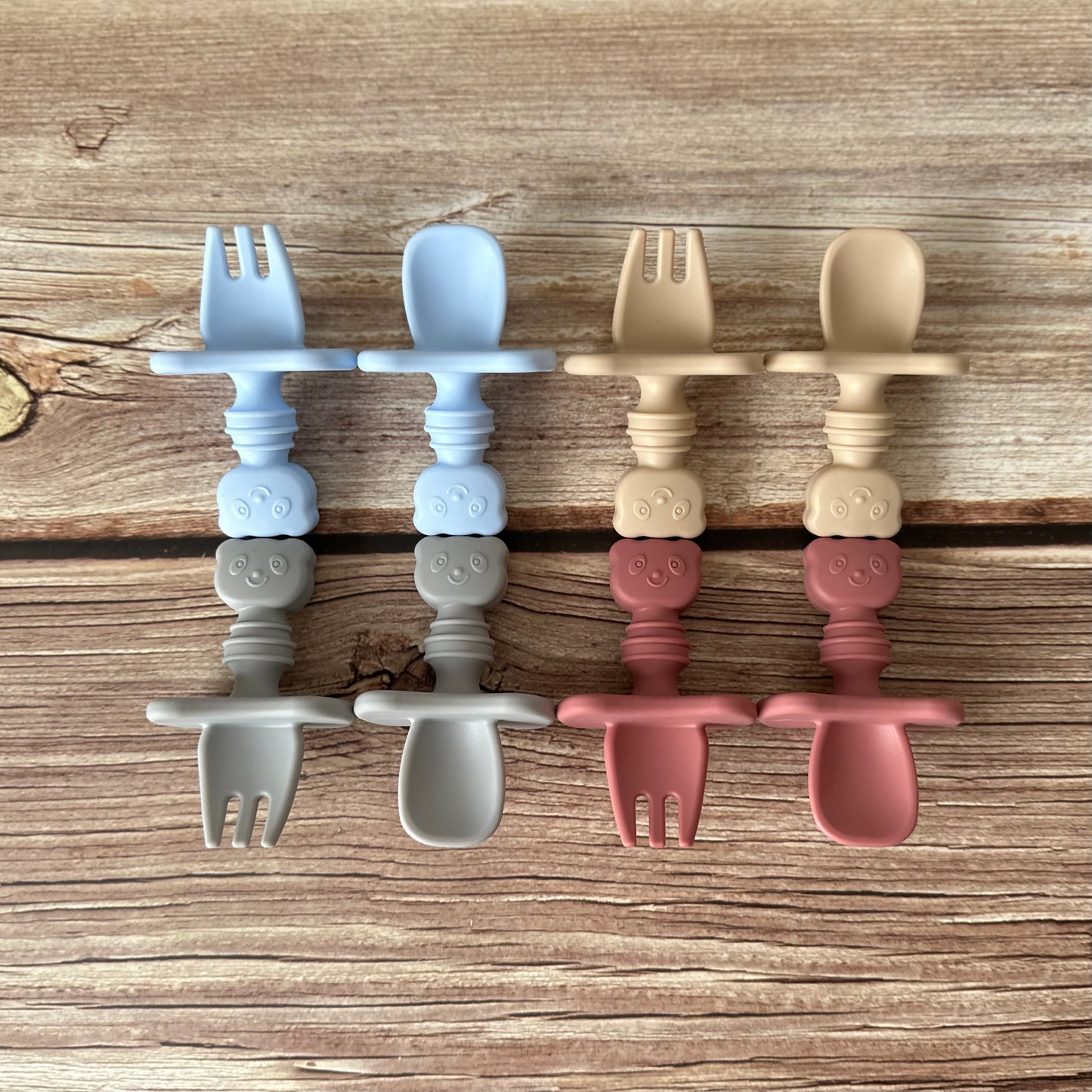 Mini Baby Silicone Utencils