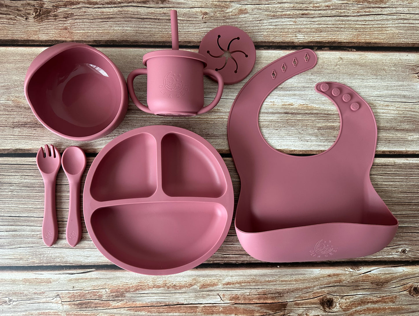 7 piece Silicone Feeding Set