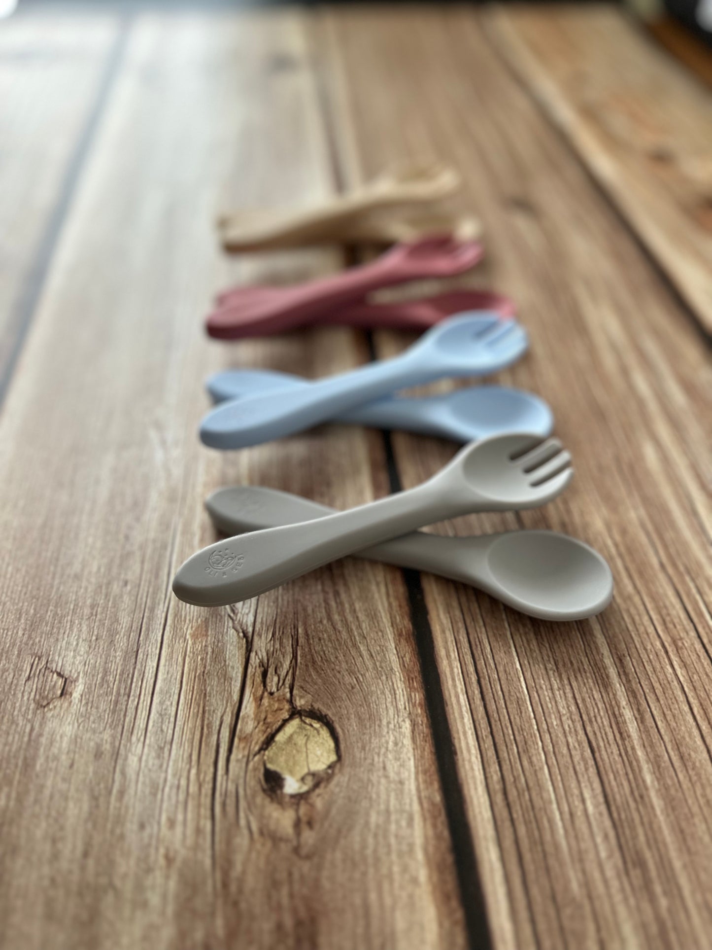 Silicone Fork and Spoon Set