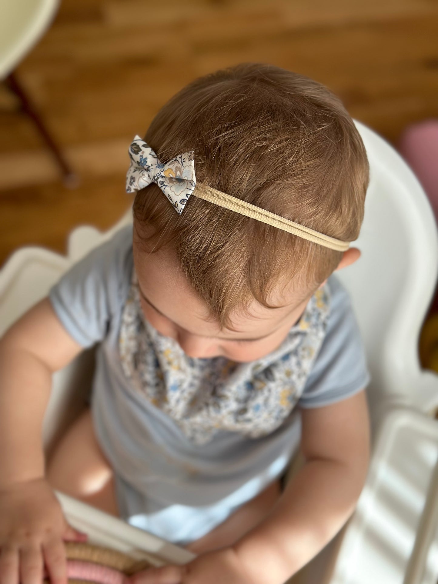 Baby Bib and Hairbows Set